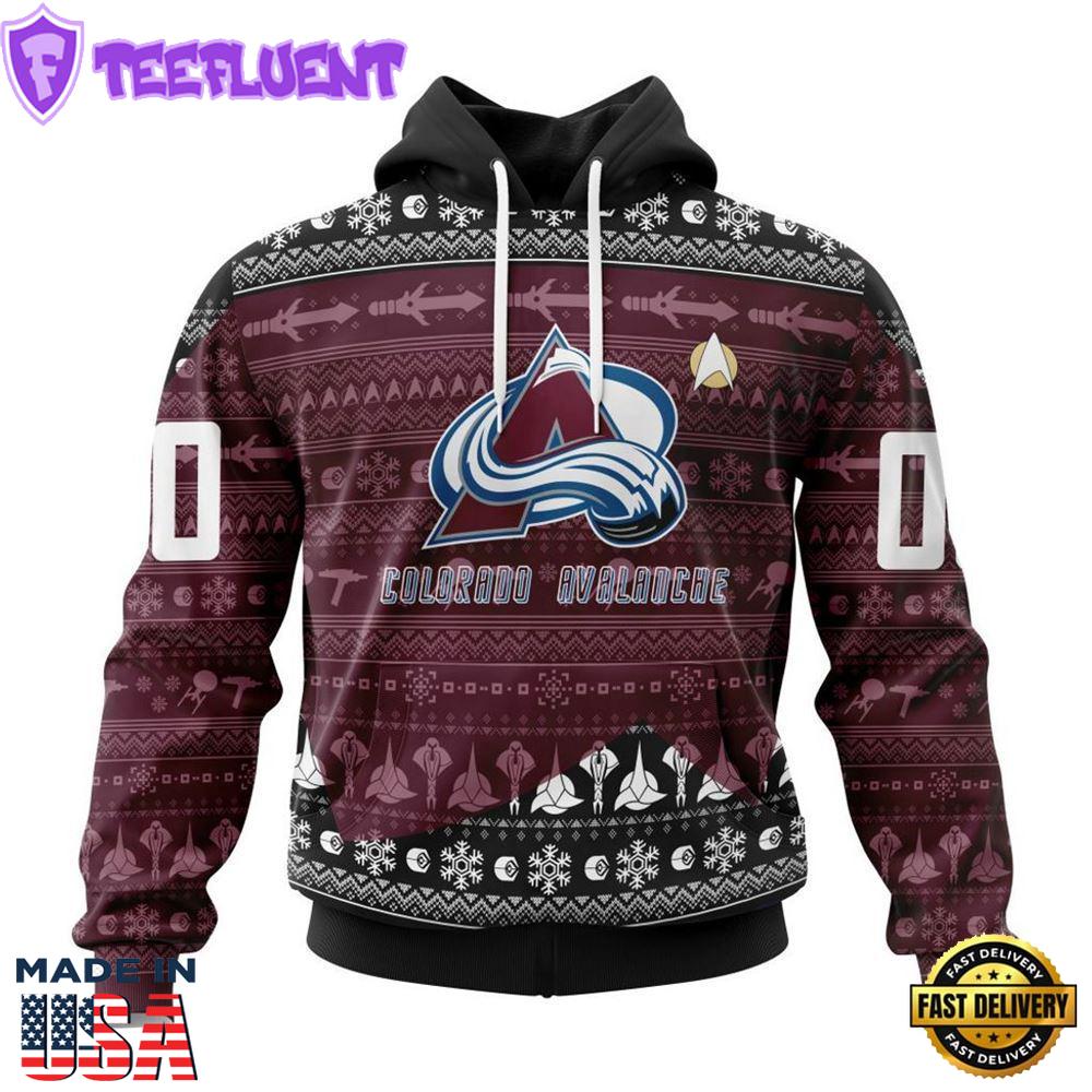 Personalized NHL Colorado Avalanche Special Star Trek Design Hoodie