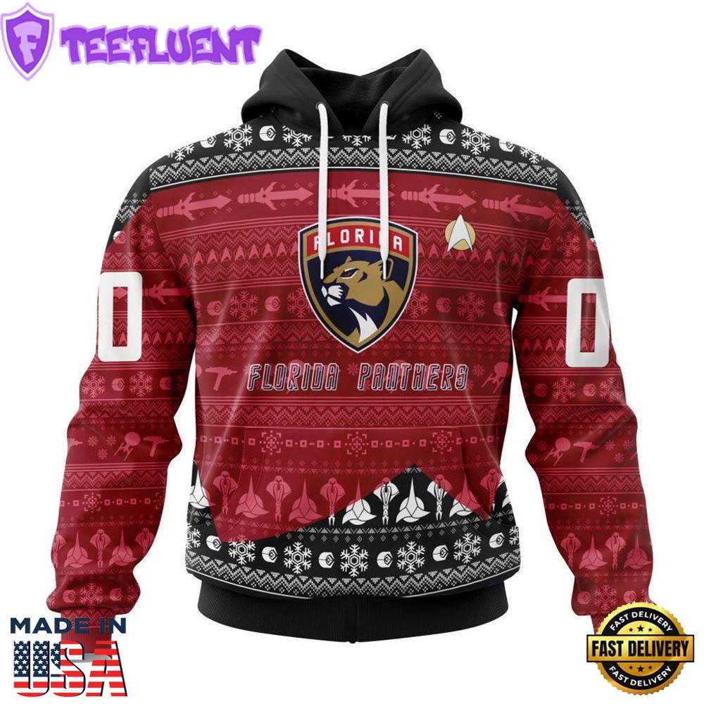 Personalized NHL Florida Panthers Special Star Trek Design Hoodie