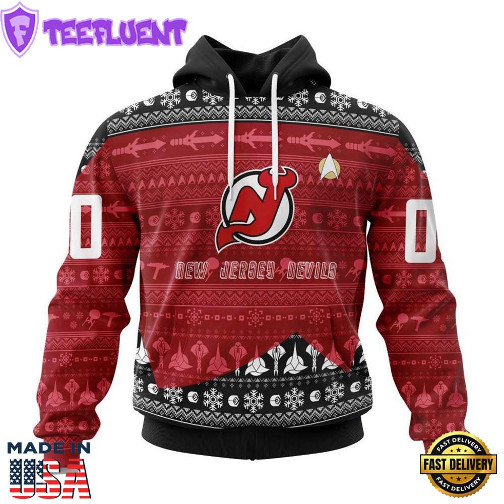 Personalized NHL New Jersey Devils Special Star Trek Design Hoodie