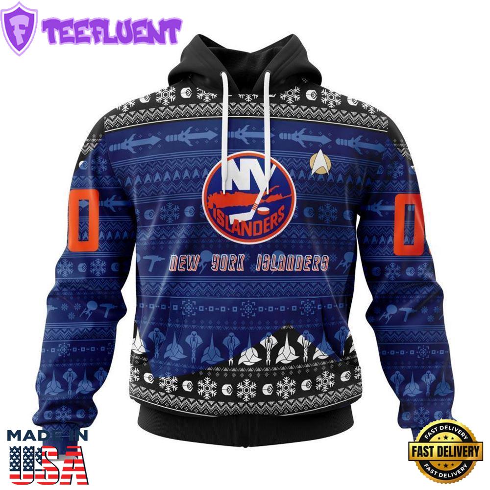 Personalized NHL New York Islanders Special Star Trek Design Hoodie