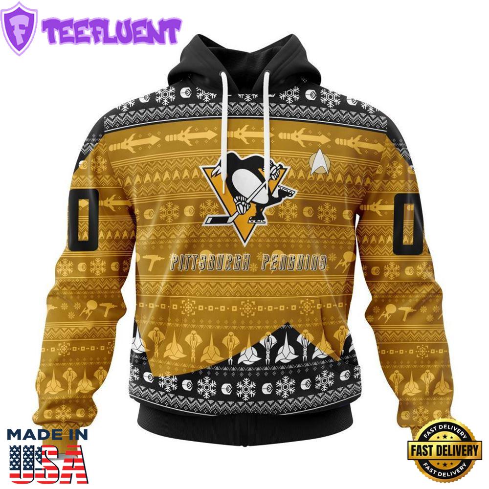 Personalized NHL Pittsburgh Penguins Special Star Trek Design Hoodie