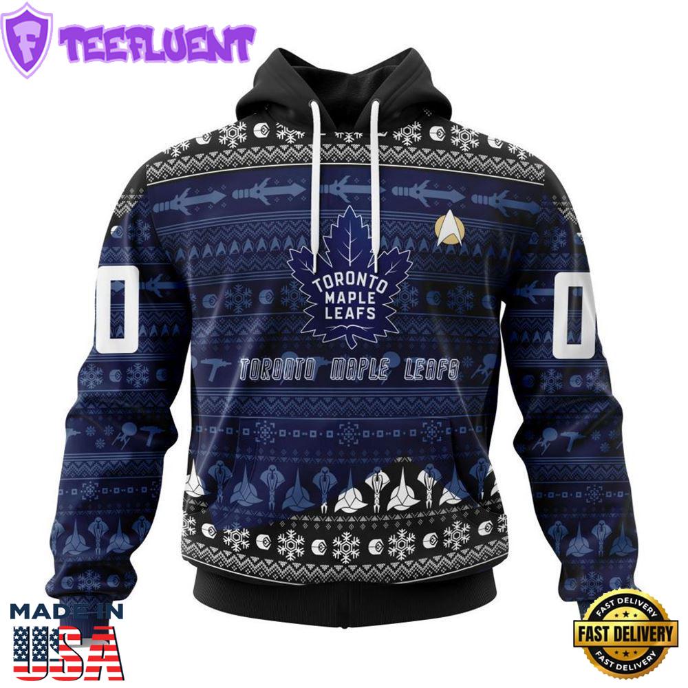Personalized NHL Toronto Maple Leafs Special Star Trek Design Hoodie
