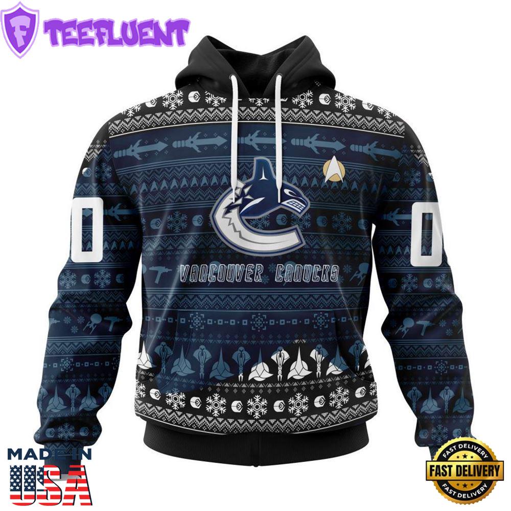 Personalized NHL Vancouver Canucks Special Star Trek Design Hoodie