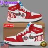Personalized Ohio State Nike Red White Logo Design Air Jordan 1 High Top