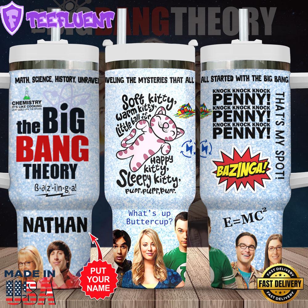 Personalized The Big Bang Theory 40oz Stanley Tumbler
