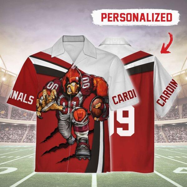 Personalized Unisex Hawaiian Shirt Arizona Cardinals Football Team 3D Apparel