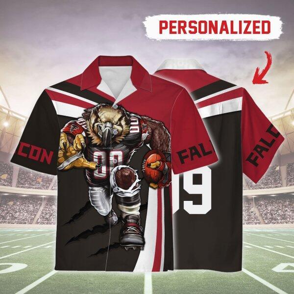 Personalized Unisex Hawaiian Shirt Atlanta Falcons Football Team 3D Apparel