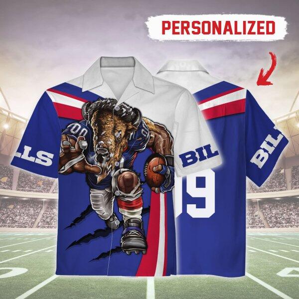 Personalized Unisex Hawaiian Shirt Buffalo Bills Football Team 3D Apparel