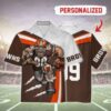 Personalized Unisex Hawaiian Shirt Cleveland Browns Football Team 3D Apparel