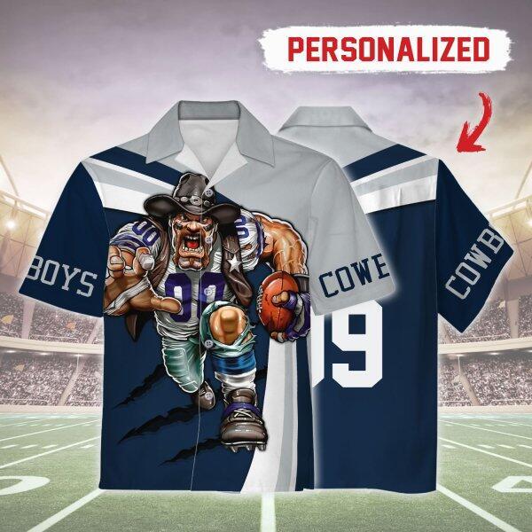Personalized Unisex Hawaiian Shirt Dallas Cowboys Football Team 3D Apparel
