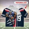 Personalized Unisex Hawaiian Shirt Houston Texans Football Team 3D Apparel