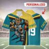 Personalized Unisex Hawaiian Shirt Jacksonville Jaguars Football Team 3D Apparel