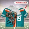 Personalized Unisex Hawaiian Shirt Miami Dolphins Football Team 3D Apparel