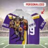 Personalized Unisex Hawaiian Shirt Minnesota Vikings Football Team 3D Apparel