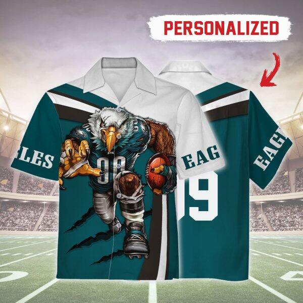 Personalized Unisex Hawaiian Shirt Philadelphia Eagles Football Team 3D Apparel