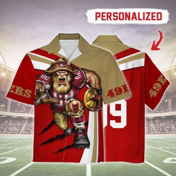 Personalized Unisex Hawaiian Shirt San Francisco 49Ers Football Team 3D Apparel
