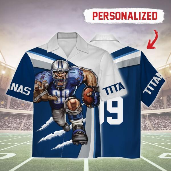 Personalized Unisex Hawaiian Shirt Tennessee Titans Football Team 3D Apparel