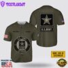 Personalized US Army Veteran Rank American Flag Baseball Jersey For Man And Women 3 Personalized US Army Veteran Rank American Flag Baseball Jersey