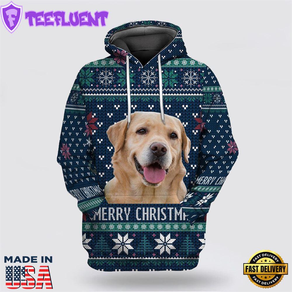 Pet Mery Christmas All Over Print 3D Hoodie
