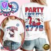 Philadelphia 76ers 2026 NBA Hello Kitty Independence Day Unisex 3D Shirt