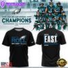 Philadelphia Eagles 2025 NFC 3D T-Shirt