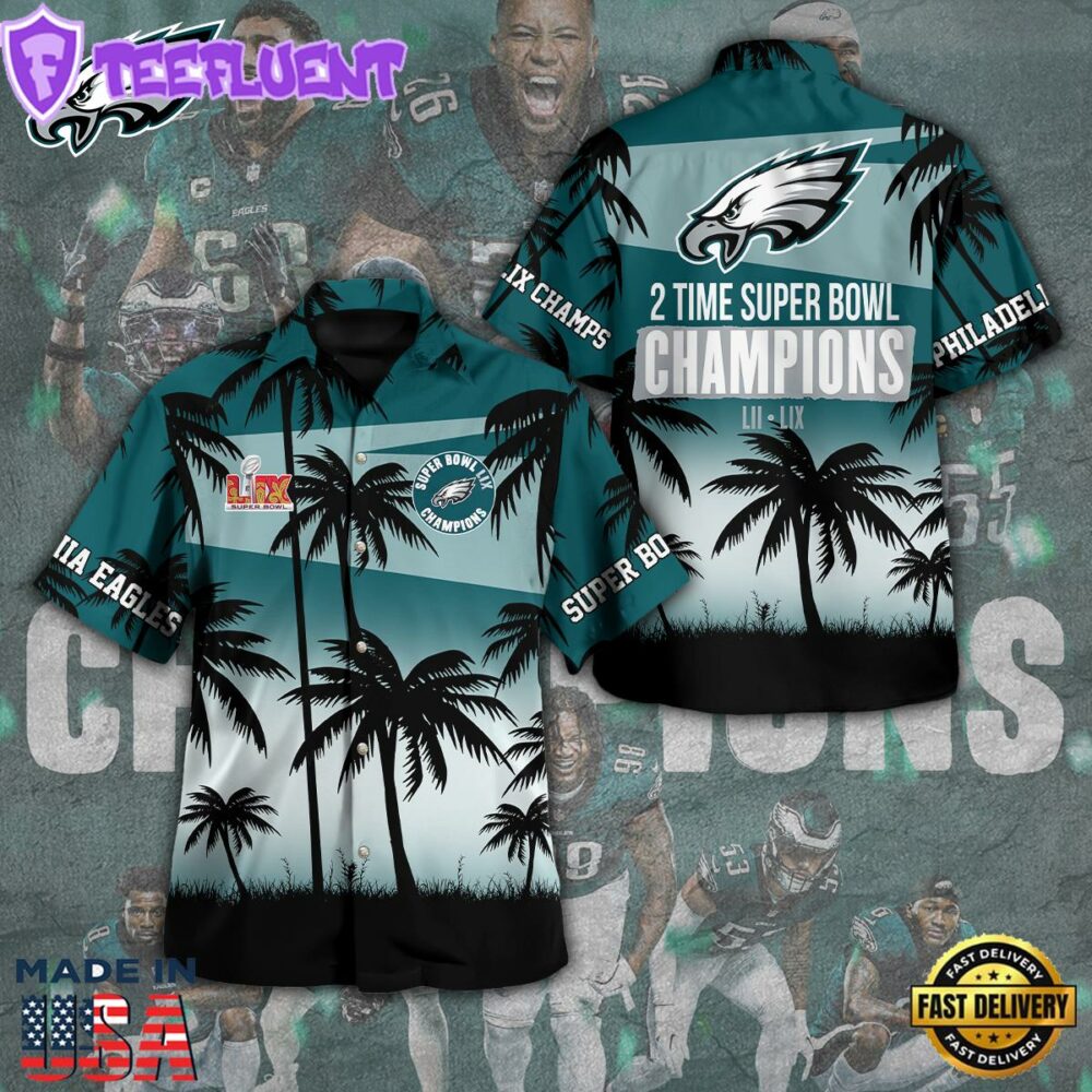 Philadelphia Eagles 3D Gift Summer Hawaiian Shirt For Man And Women