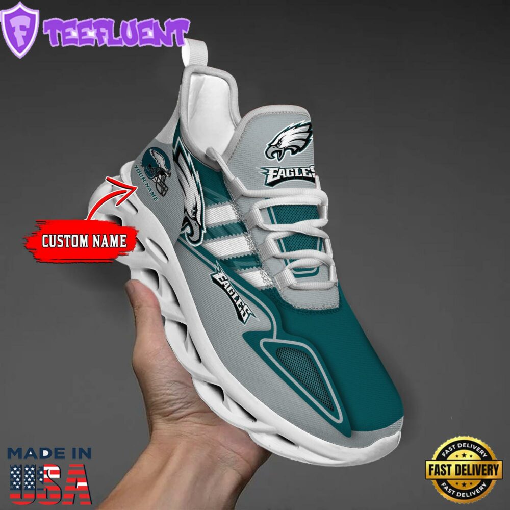 Philadelphia Eagles Clunky Max Soul Shoes NFL Personalized 1