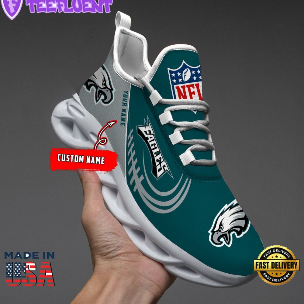 Philadelphia Eagles NFL Clunky Max Soul Shoes Personalized 1
