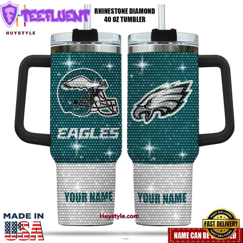 Philadelphia Eagles NFL Custom Stanley Quencher 40oz