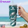 Philadelphia Eagles NFL Custom Stanley Quencher 40oz Stainless Steel Tumbler With Handle -