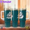 Philadelphia Eagles NFL Custom Stanley Quencher 40oz Stainless Steel Tumbler With Handle