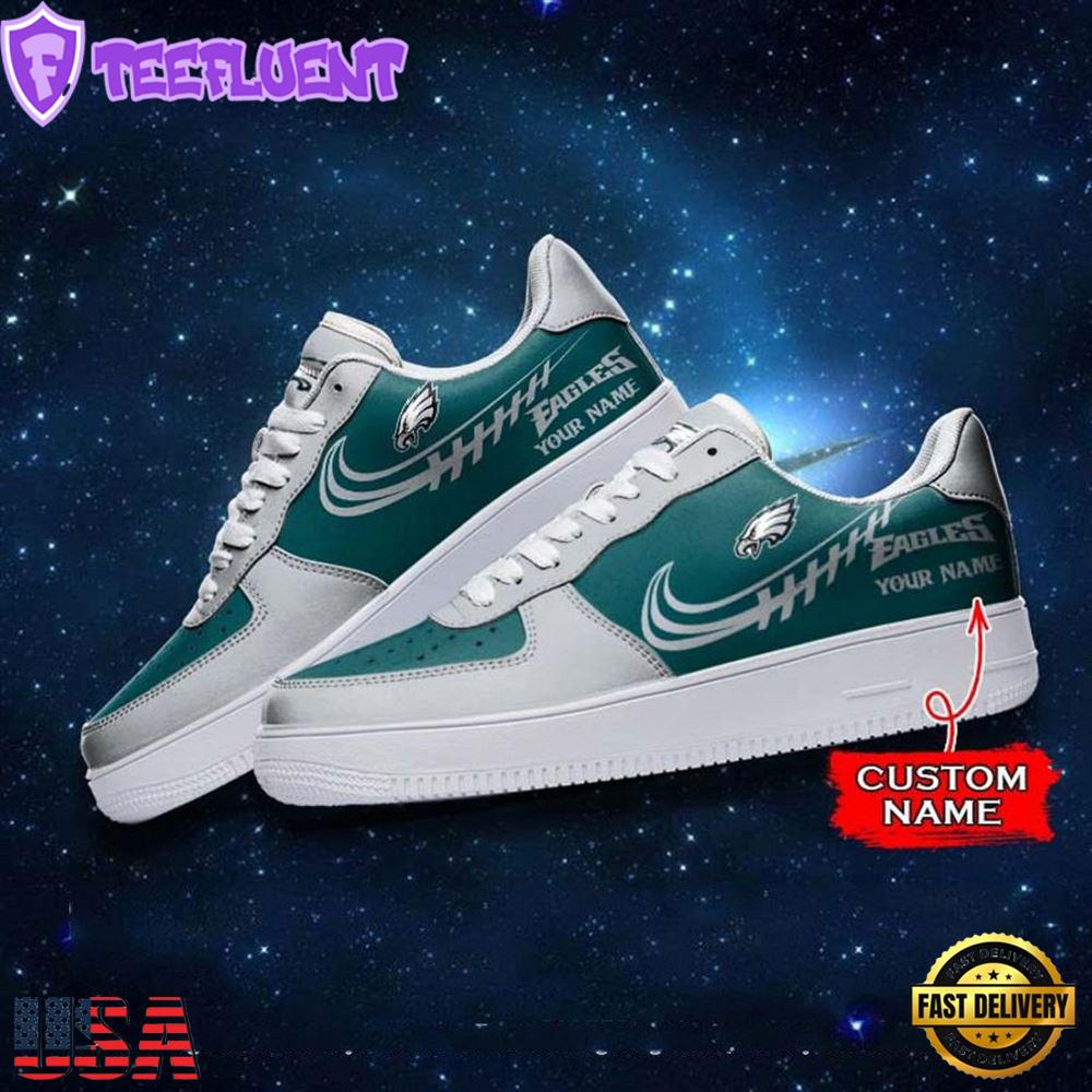 Philadelphia Eagles NFL Personalized Air Force Sneaker