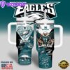 Philadelphia Eagles NFL Sports Custom Stanley Quencher 40oz Stainless Steel Tumbler With Handle