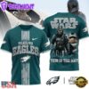 Philadelphia Eagles NFL This Is The Way Star Wars 3D T-Shirt For Fans
