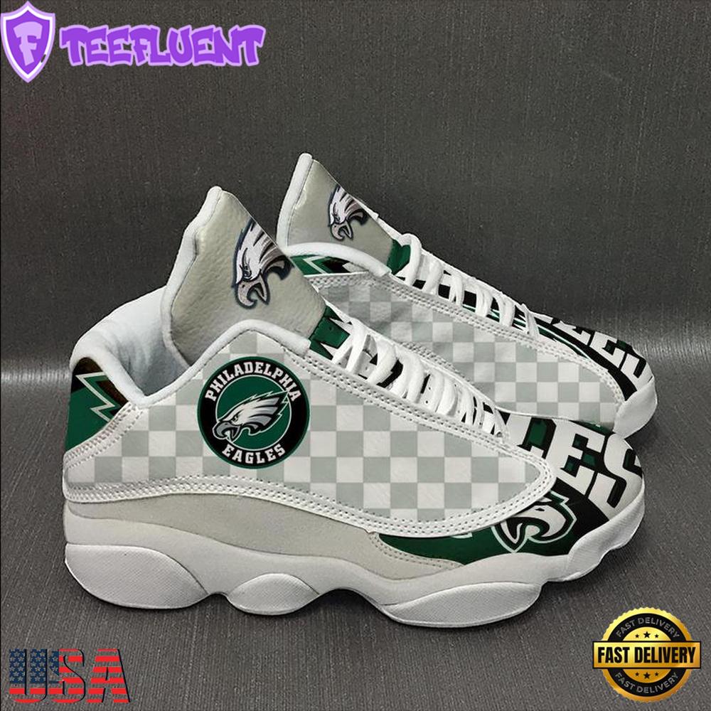 Philadelphia Eagles NFL Ver 3 Air Jordan 13 Sneaker - Gift For Fans