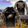 Philadelphia Eagles Personalized Your Name Hunting Camo Hoodie