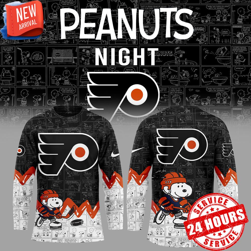 Philadelphia Flyers Anniversary of Peanuts Jersey