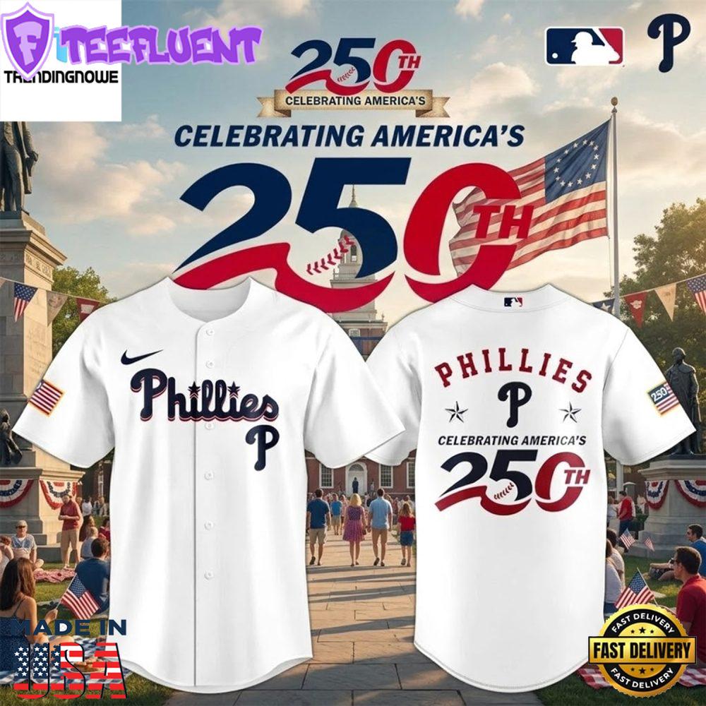 Philadelphia Phillies America 250th Anniversary 2026 Baseball Jersey