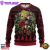 Phoenix Coyotes Groot Hug Christmas Ugly Sweater Sport For Fan