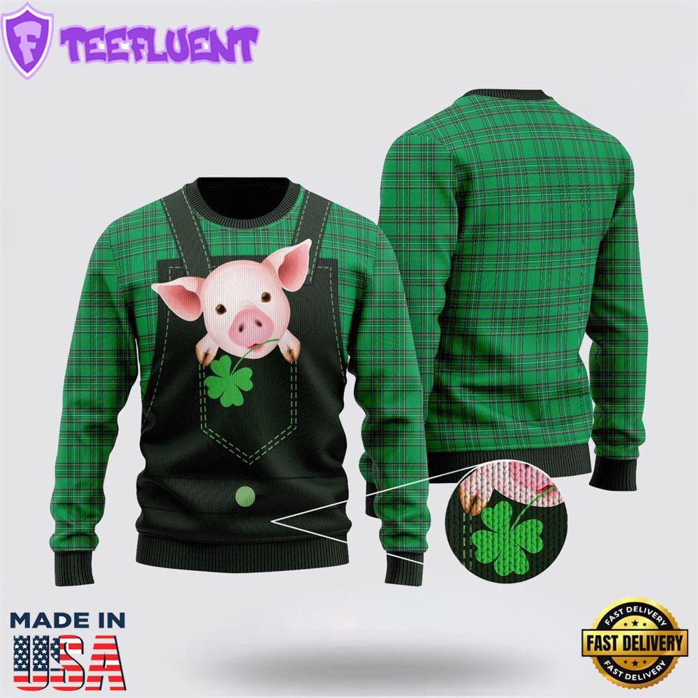 Pig Farm St Patricks Day Ugly Christmas Sweater