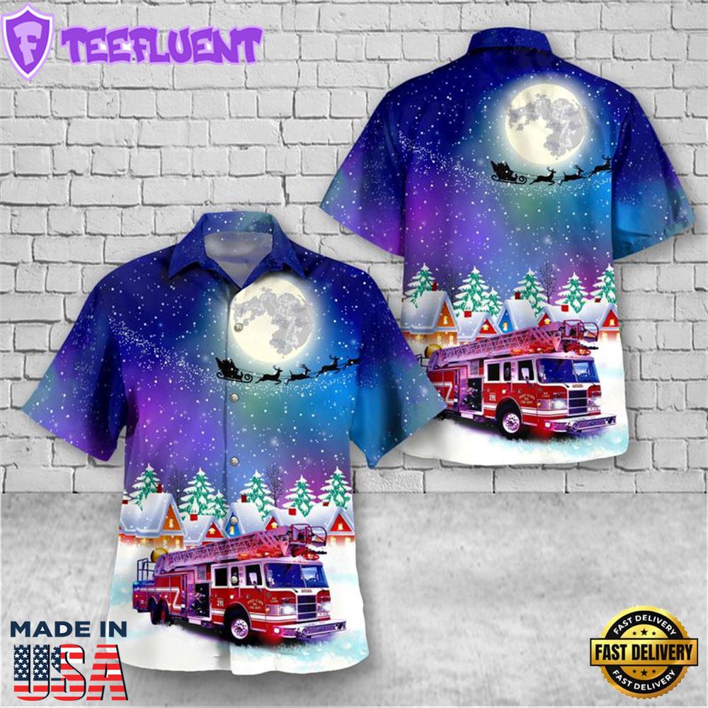 Piney Flats, Tennessee, Piney Flats Vol. Fire Dept Christmas Hawaiian Shirt