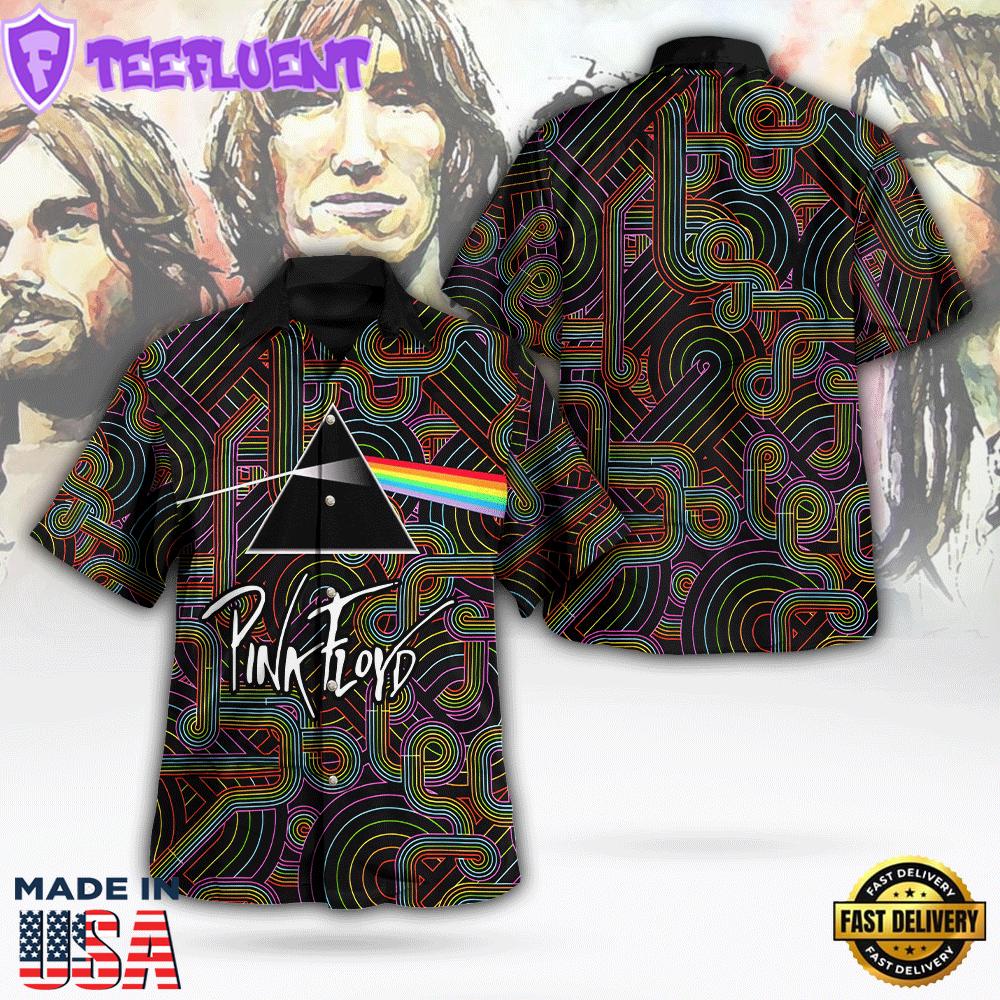 Pink Floyd 3D Gift Summer Hawaiian Shirt
