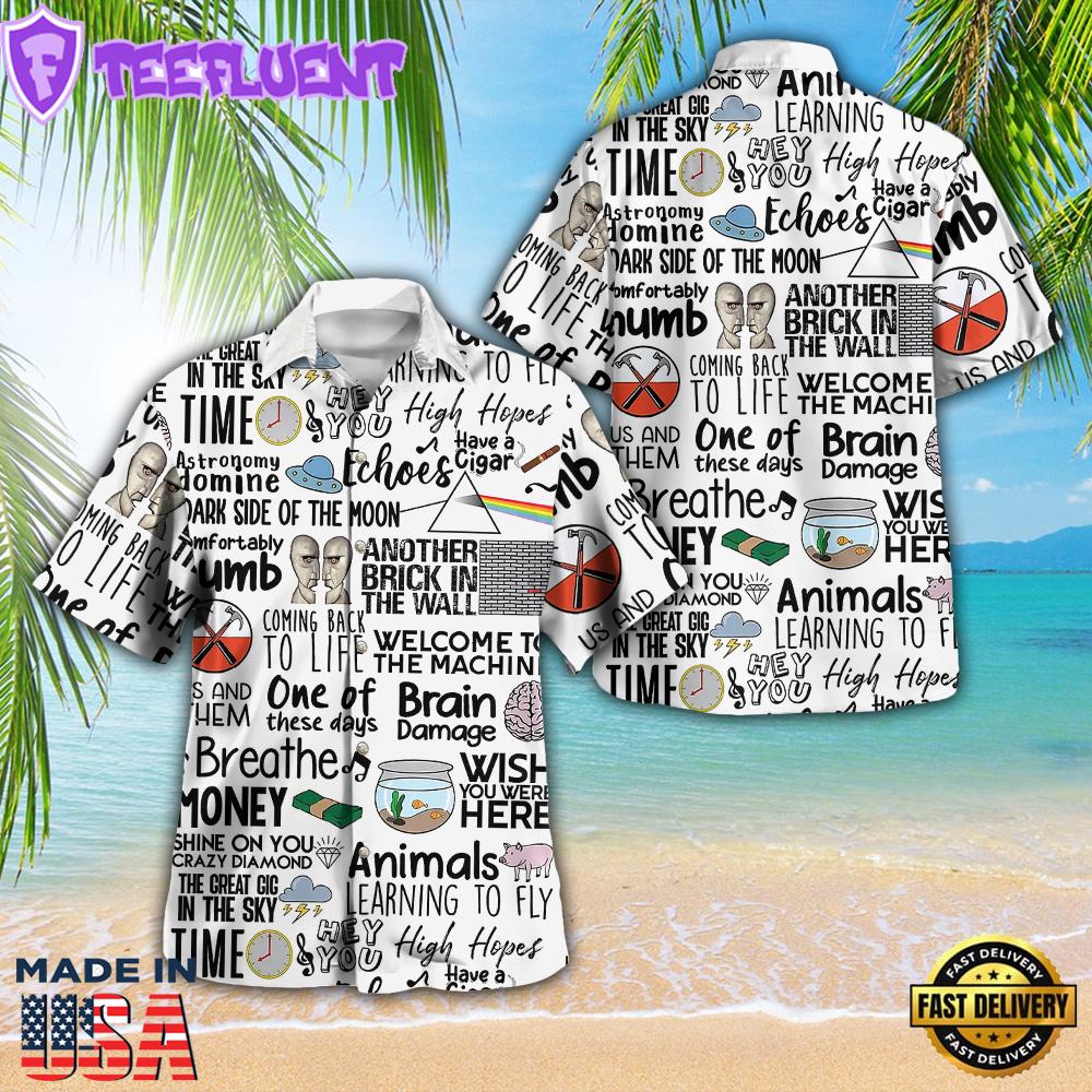 Pink Floyd 3D Hawaiian Shirt Gift Fans