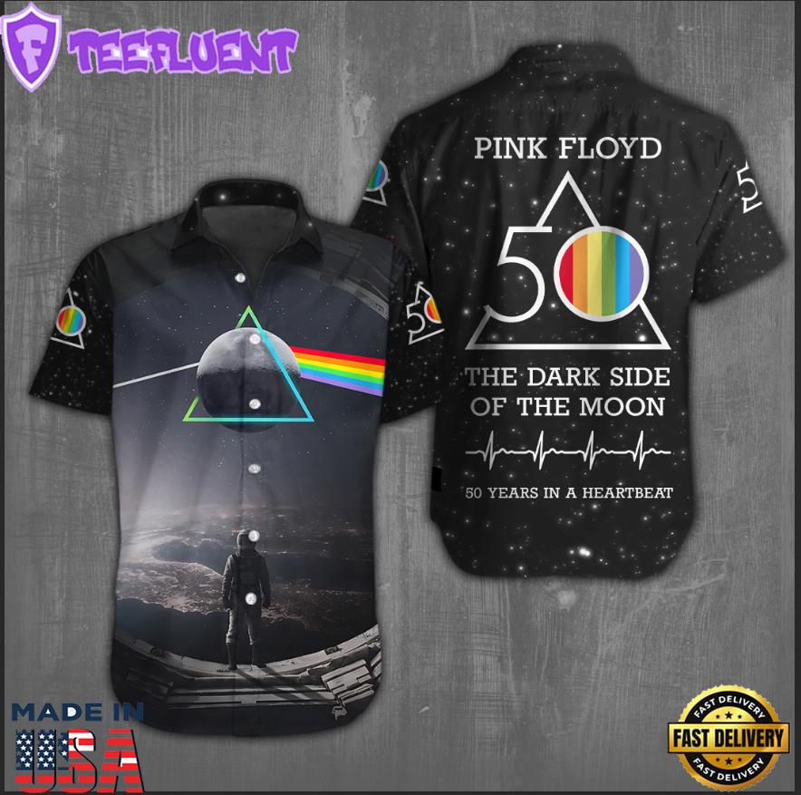 Pink Floyd Short Sleeve Dress Shirt For Fans