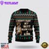 Pit Bull A Kiss Ugly Christmas Sweater For Men And Women