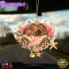 Pitbull Sleeping In The Seashell Ornament, Gift For Christmas