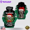 Pitbull Terrier Christmas All Over Print 3D Hoodie