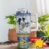 Pittsburgh Panthers NCAA Mickey Mouse Glitter Custom Stanley Quencher 40oz Stainless Steel Tumbler With Handle