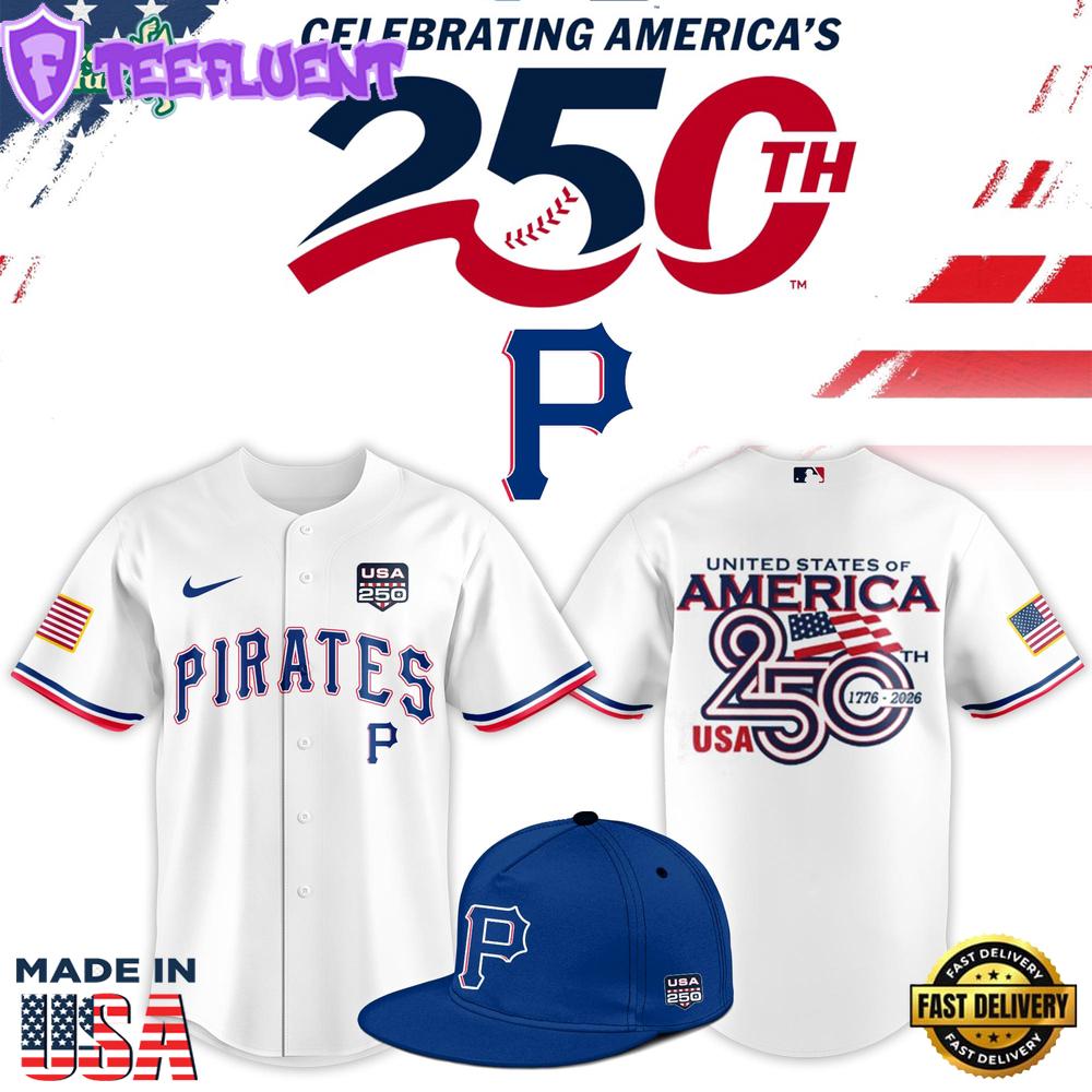 Pittsburgh Pirates USA 250th Anniversary Special Patriotic Baseball Jersey