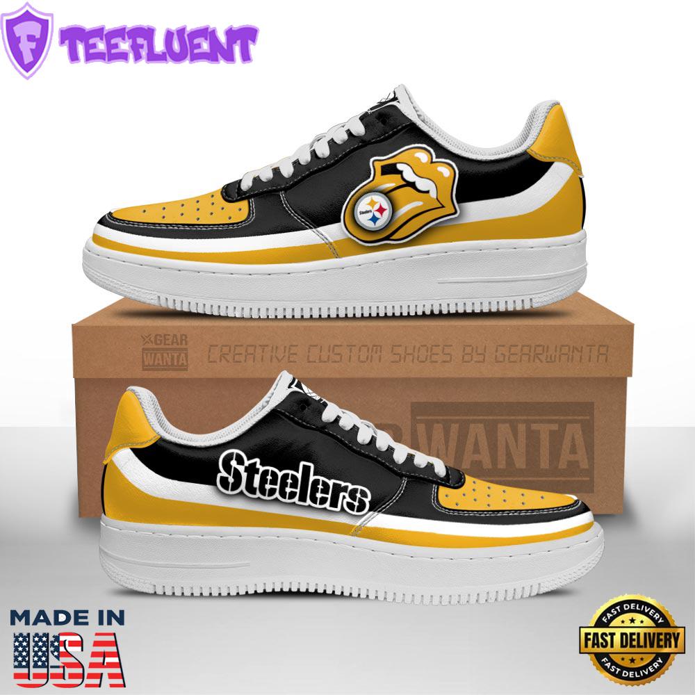 Pittsburgh Steelers Air Sneakers Custom Force Shoes Sexy Lips For Fans
